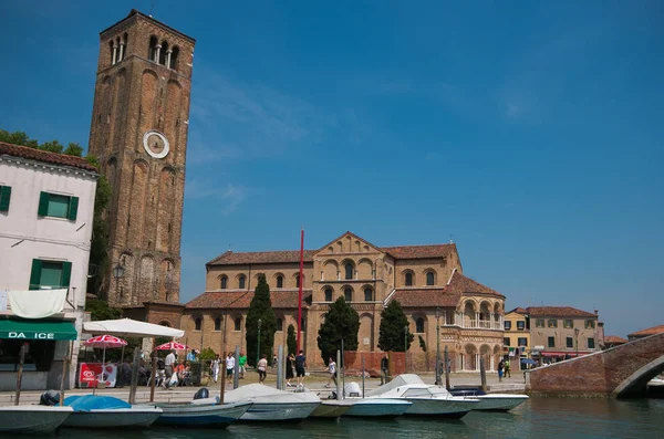Murano, İtalya - 23 Mayıs 2017: Santa Maria e San Donato Murano katedral — Stok fotoğraf