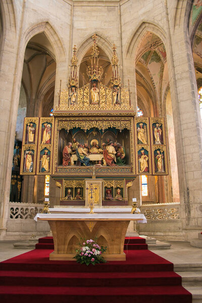 Интерьер церкви Святой Варвары, Кутна Гора
