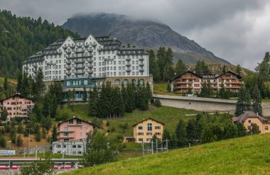 Sankt Moritz İsviçre görünümü