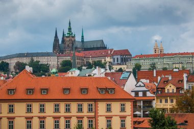 Prag'ın merkezi şehrin Hradcany bölgesi