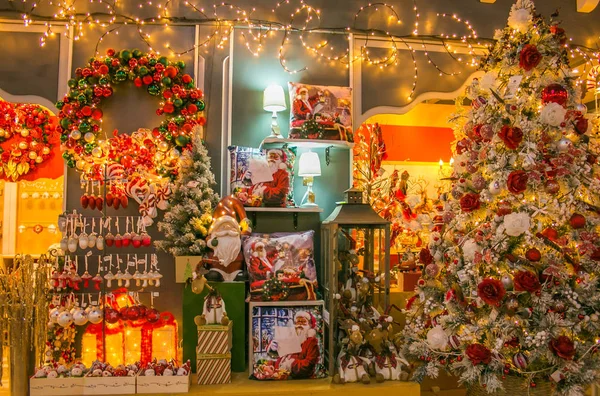 VETRALLA, ITALIA - 23 DE SEPTIEMBRE DE 2017: El fantástico reino de la tienda de Santa Claus — Foto de Stock