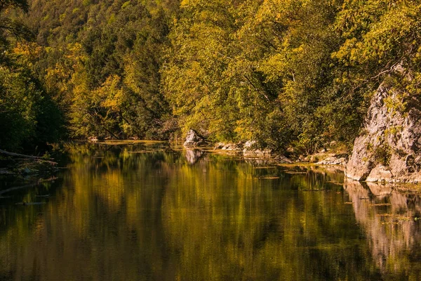 Nera river gorge in Umbria near Narni