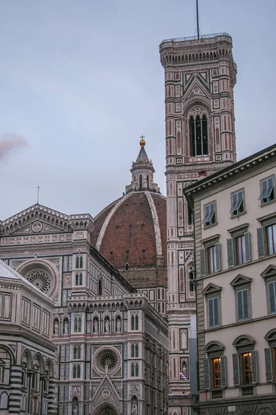 Belfry Catedral Florença Centro Histórico Cidade Toscana — Fotografia de Stock