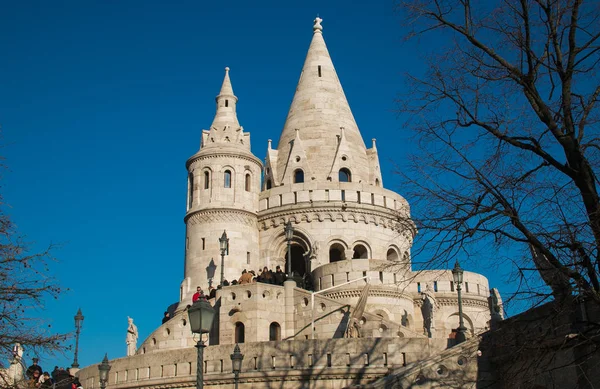 Budapest Magyarország Január 2020 Fishermans Bastion One Top Budapest Attractions — Stock Fotó