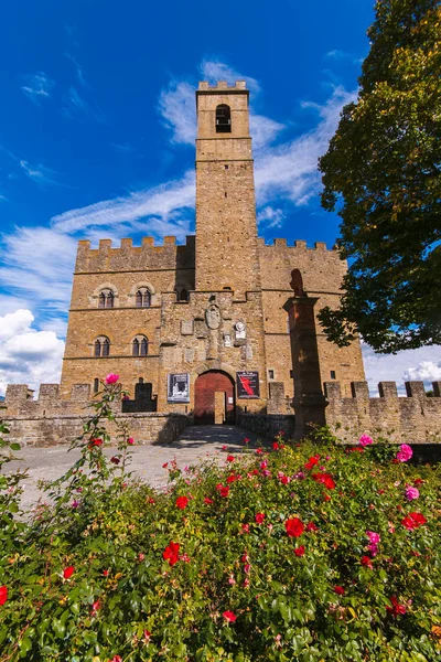 Poppi Italia Ottobre 2019 Castello Poppi Castello Dei Conti Guidi — Foto Stock