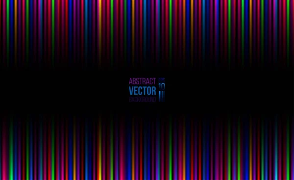 Abstrato vetor horizontal fundo com listras de cor brilhante —  Vetores de Stock