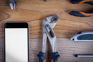 Atölye küme. Tablo veya zemin Araçlar.