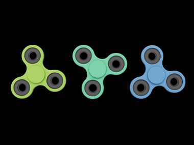 Grup kıpırdamak spinner stres giderici oyuncak renkli