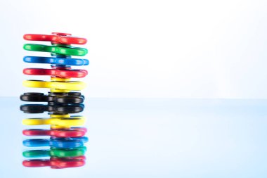 Grup kıpırdamak spinner stres giderici oyuncak renkli
