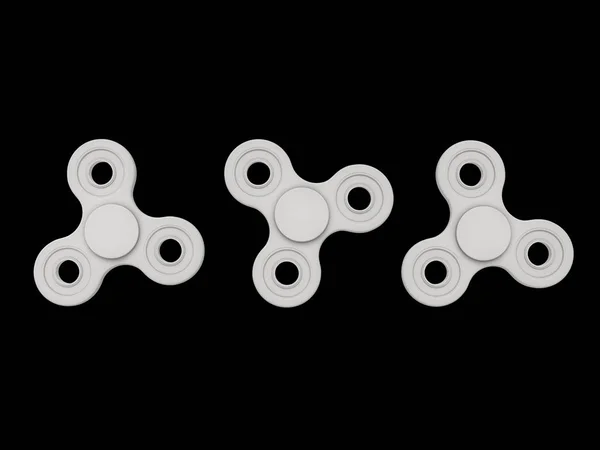 Gruppo fidget spinner stress alleviare giocattolo colorato — Foto Stock