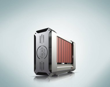 Bitcoin Maliye. Altın bitcoins havaya fırlattı, yakın çekim