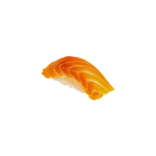 Japanisches Sushi isoliert auf weißem Hintergrund. Nahaufnahme. Studioaufnahme. — Stockfoto