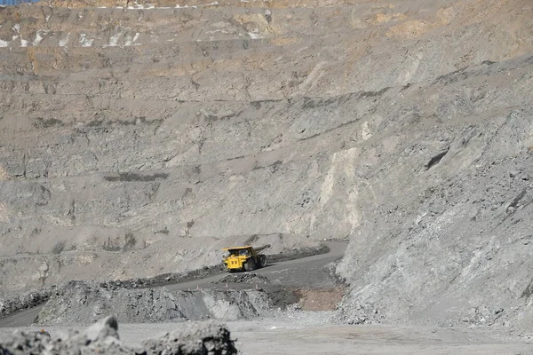 Territoire Khabarovsk Russie 2018 Une Mine Ciel Ouvert Sont Extraites — Photo