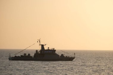 Aktau / Kazakistan - 08.17.2018: Kazakistan deniz kuvvetleri tatbikatları