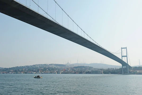 Istanbul Turchia 2017 Zona Costiera Architettura Dello Stretto Del Bosforo — Foto Stock