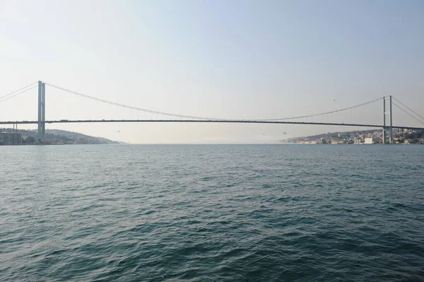 Istanbul Turchia 2017 Zona Costiera Architettura Dello Stretto Del Bosforo — Foto Stock