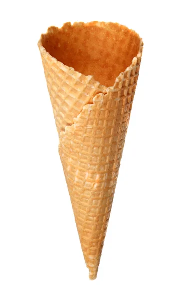 Tom waffle cone för glass — Stockfoto