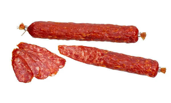 Spanish chorizo sausage — Stock Photo, Image