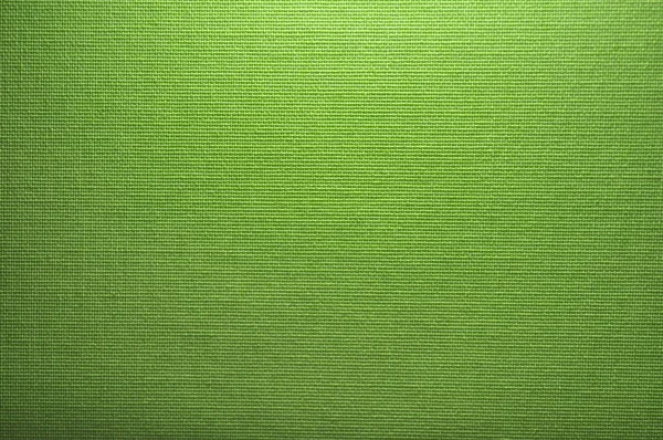 绿色帆布纹理 绿色面料 — 图库照片