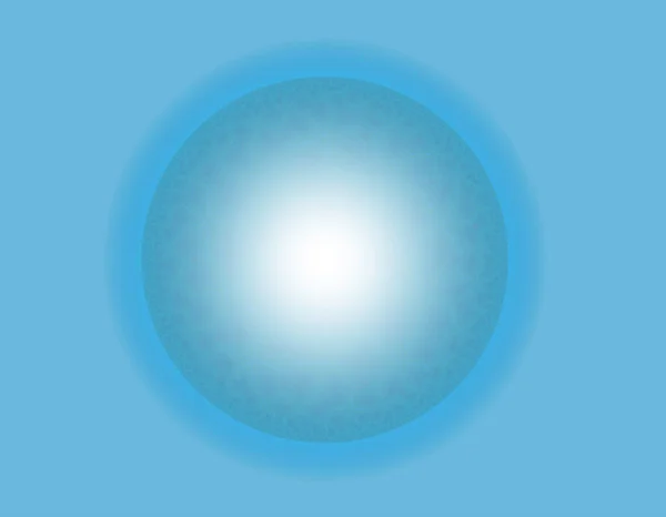 Abstract Reclame Blauwe Witte Bol Gradiënt Horizontaal Wazig Fluorescerend Modern — Stockfoto