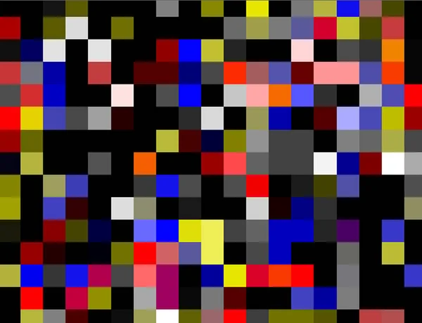 Абстрактные Разноцветные Горизонтальные Вертикальные Квадраты Динамическая Современная Геометрическая Структура — стоковое фото