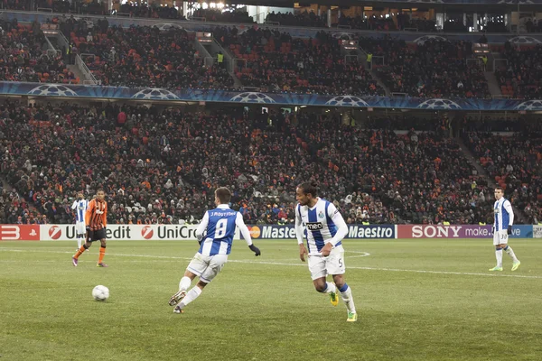 Calcio calcio di punizione — Foto Stock