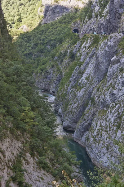 Il canyon del fiume Moraca — Foto Stock