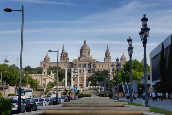 Museu Nacional d'Art de Catalunya - Must See için sanat müzesidir. — Stok fotoğraf