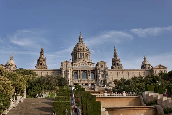 Museu Nacional d'Art de Catalunya - Must See için sanat müzesidir. — Stok fotoğraf