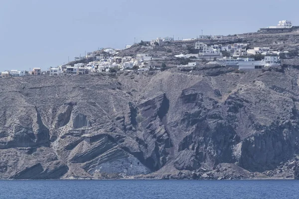 As ilhas da caldeira de Santorini — Fotografia de Stock