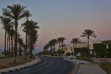 Issız yolların Sharm El Sheikh - nadir bir olgu