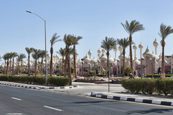 Estradas desertas Sharm El Sheikh - um fenômeno raro — Fotografia de Stock