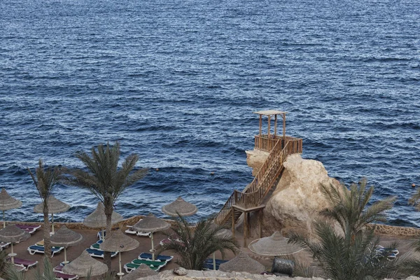 Stranden på Dreams Beach Hotel i Sharm El Sheikh — Stockfoto