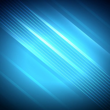 Parlak renkli neon çapraz mavi renkli çizgili