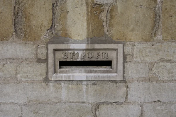 Brugge post box, Belgium — Stockfoto