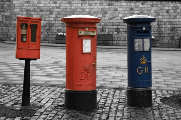 Londra eski posta kutusu, İngiltere — Stok fotoğraf
