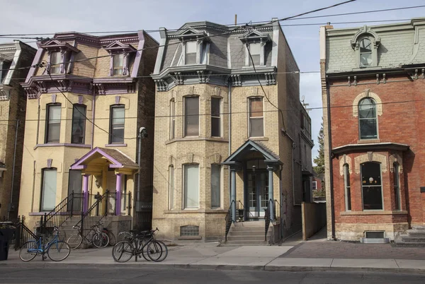 Row of old house, Toronto, Canada — Stock Photo, Image