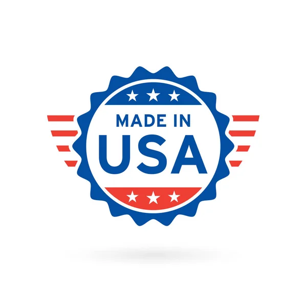 Made in USA icon badge design. Векторная иллюстрация . — стоковый вектор