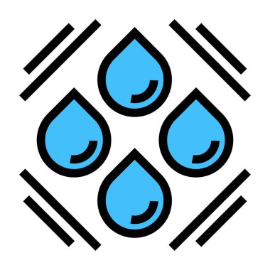 Simge tasarım soyut su damlaları