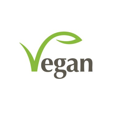 Vegan diyet logo tasarlamak yaprak simgesiyle
