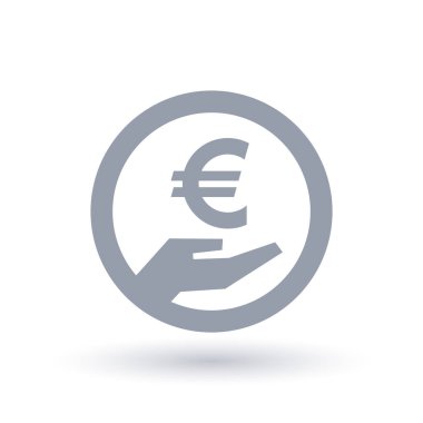 Euro el simgesi - Avrupa para birimi simgesini ödemek