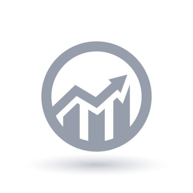 Ok başarı simgesi - iş büyüme sembolü