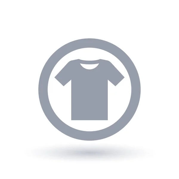 Icône T-shirt - T-shirt homme symbole — Image vectorielle