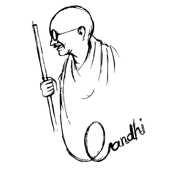 Mahatma Gandhi 4 Coloring Page - Free Printable Coloring Pages for Kids