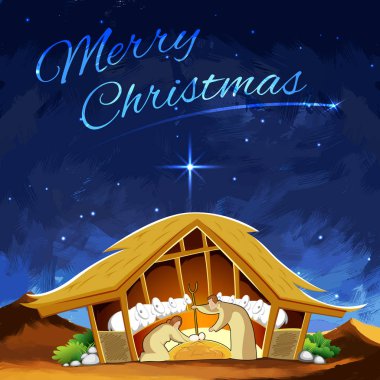 İsa'nın doğumu Noel'de gösterilen doğum sahnesi