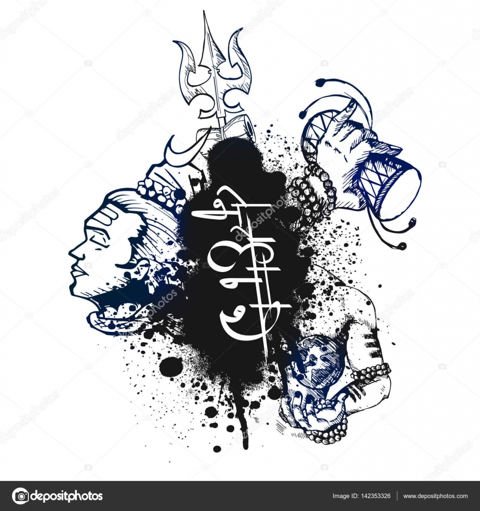 Lord Shiva, Indian God of Hindu Stock Vector Image by ©vectomart #142353326