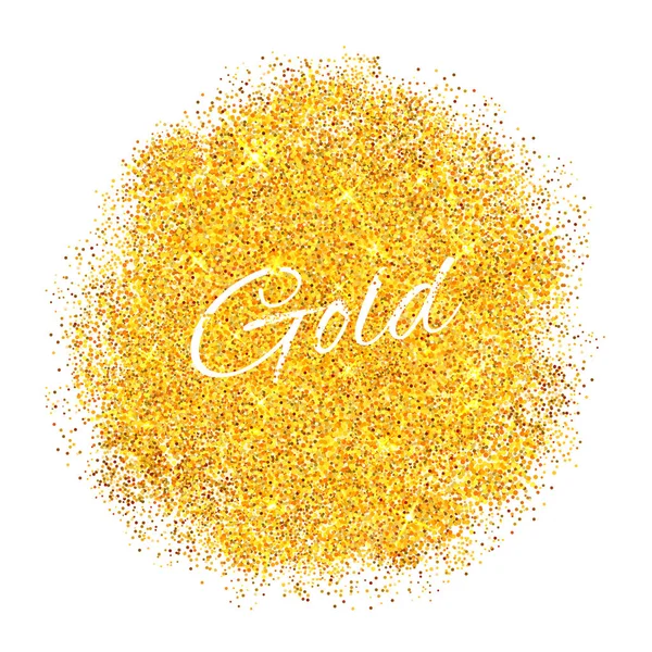 Shiny Glamorous Glittering Gold texture background — Stock Vector