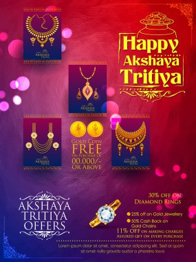 Akshaya Tritiya kutlama satış promosyon