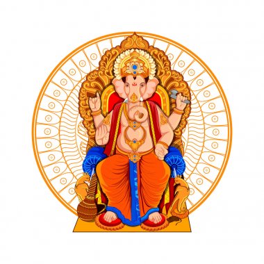 Ganesh Chaturthi için Lord Ganpati arka plan