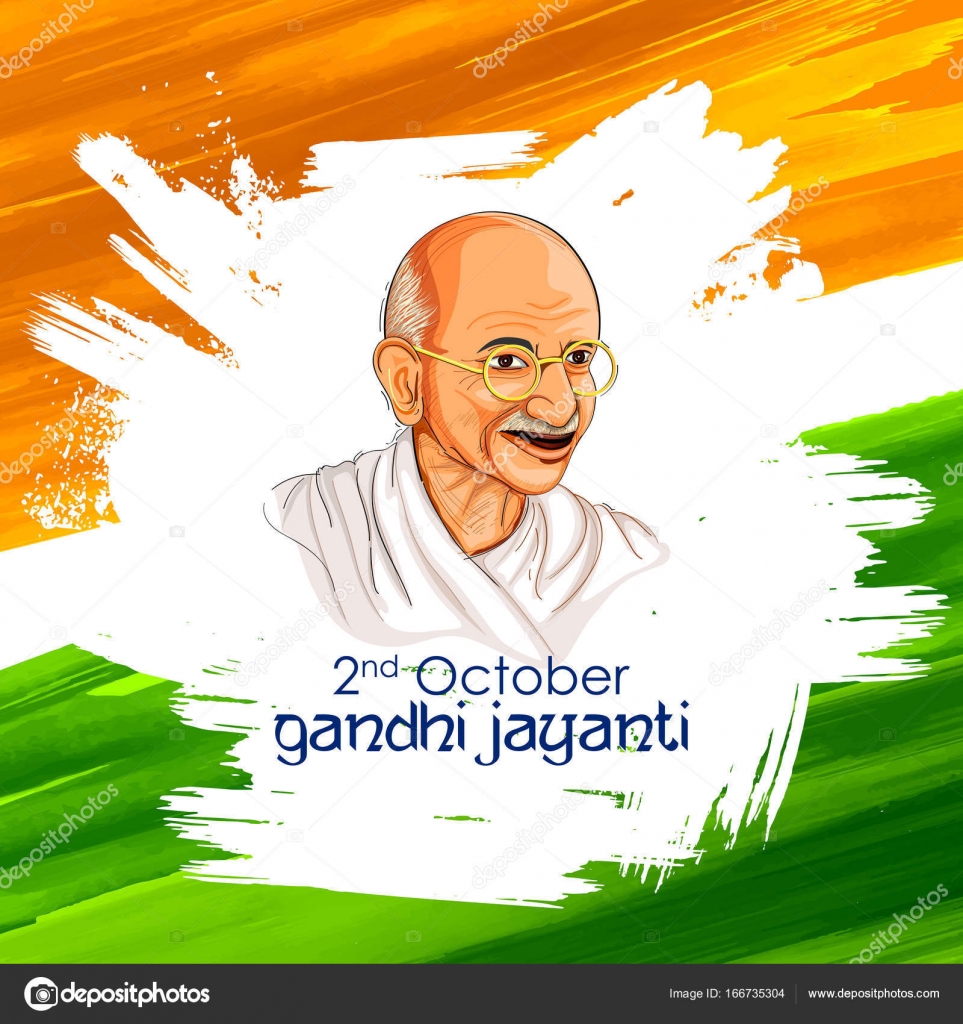 India background for 2nd October Gandhi Jayanti Birthday Celebration of Mahatma  Gandhi Stock Vector Image by ©vectomart #166735304
